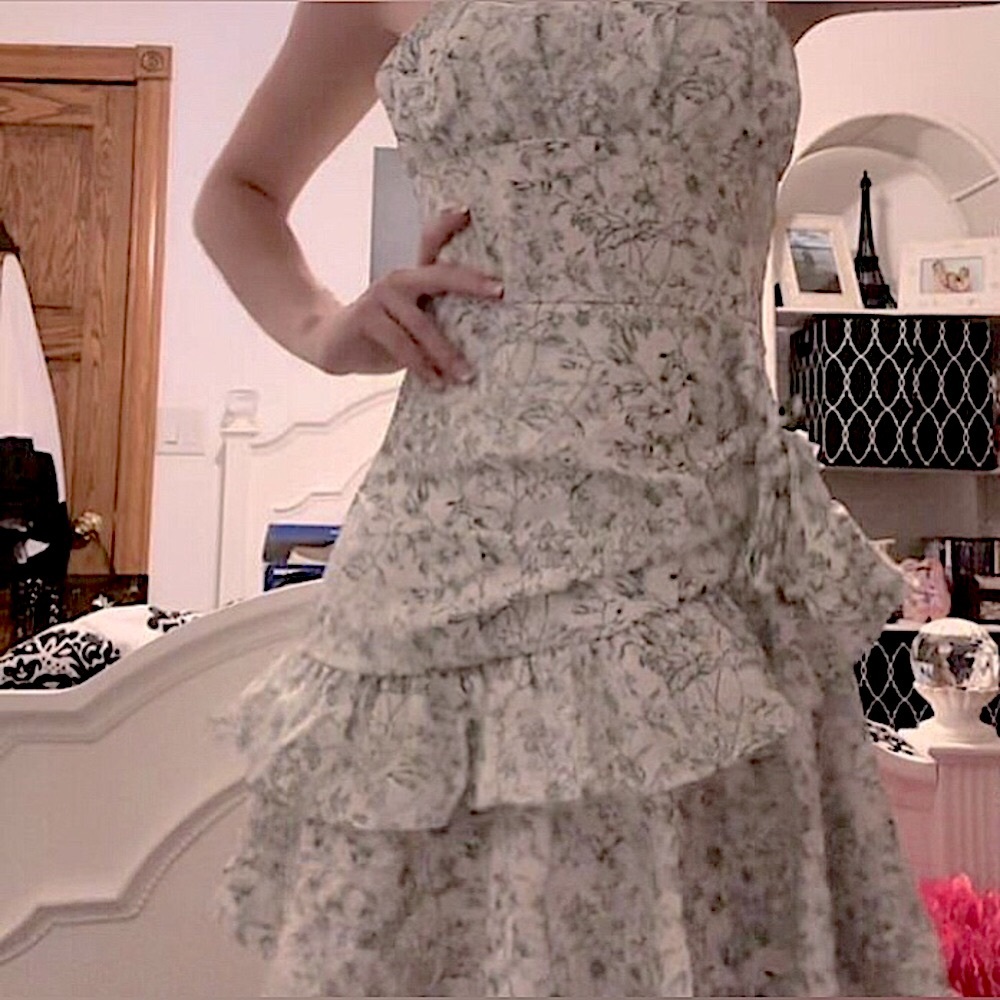 Brandy Melville Floral Tie Dress - Picture 5 of 5